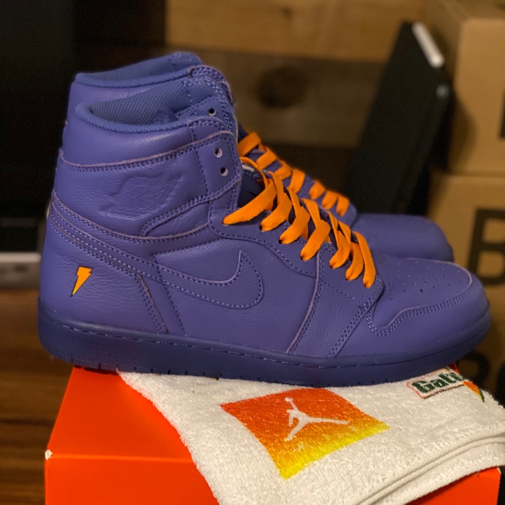 Purple Gatorade Air Jordan